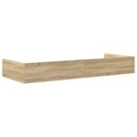 vidaXL Rám postele Sonoma dub 98.5 x 200 cm Kompozitné drevo – Obrázok 6