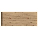 Rám postele s úložným prostorem Remeselný dub 100 x 200 cm – Obrázok 7