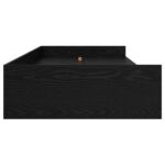 vidaXL Rám postele so zásuvkou Čierny dub 90 x 200 cm Kompozitné drevo – Obrázok 5