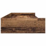 Rám postele s úložným prostorem so zásuvkou Staré drevo 80 x 200 cm – Obrázok 5