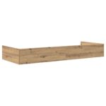 vidaXL Rám postele Remeselný dub 80 x 200 cm Kompozitné drevo – Obrázok 6