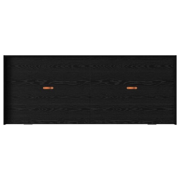 vidaXL Rám postele so zásuvkou Čierny dub 90 x 190 cm Kompozitné drevo – Obrázok 7