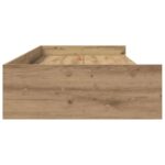 vidaXL Rám postele Remeselný dub 75 x 190 cm Kompozitné drevo – Obrázok 5