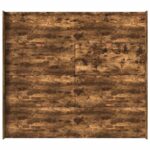 vidaXL Rám postele s úložným prostorem Tmavý dub 200 x 200 cm – Obrázok 8