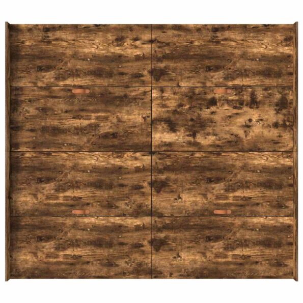 vidaXL Rám postele s úložným prostorem Tmavý dub 200 x 200 cm – Obrázok 8