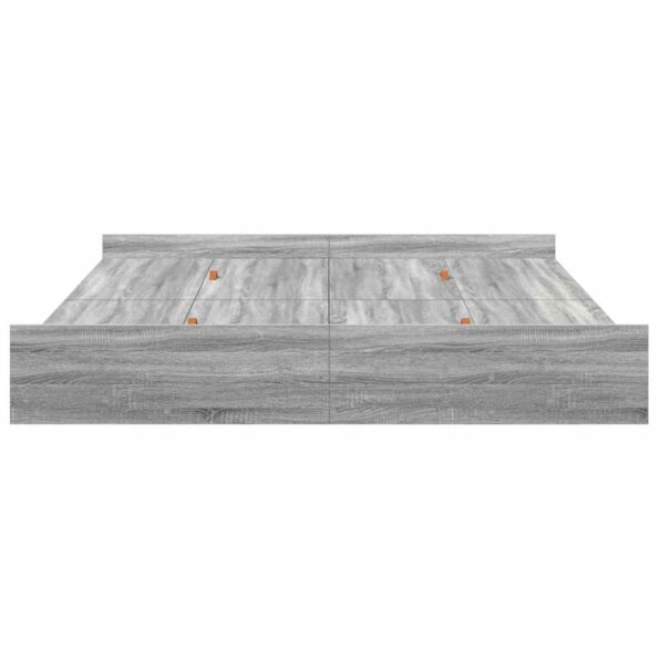 vidaXL Rám postele s úložným prostorem Sivý Sonoma 200 x 200 cm – Obrázok 6
