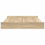 vidaXL Rám postele s úložným prostorem dub sonoma 180 x 200 cm – Obrázok 6