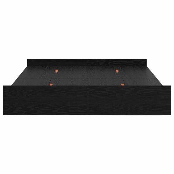 vidaXL Rám postele s úložným prostorem Čierny dub 150 x 200 cm – Obrázok 6