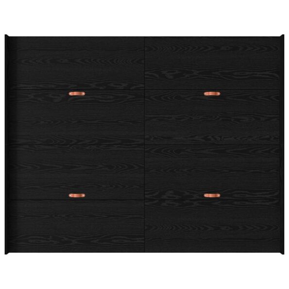vidaXL Rám postele s úložným prostorem Čierny dub 150 x 200 cm – Obrázok 8