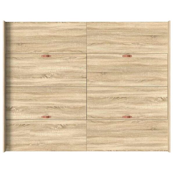 vidaXL Rám postele s úložným prostorem Sonoma dub 150 x 200 cm – Obrázok 8