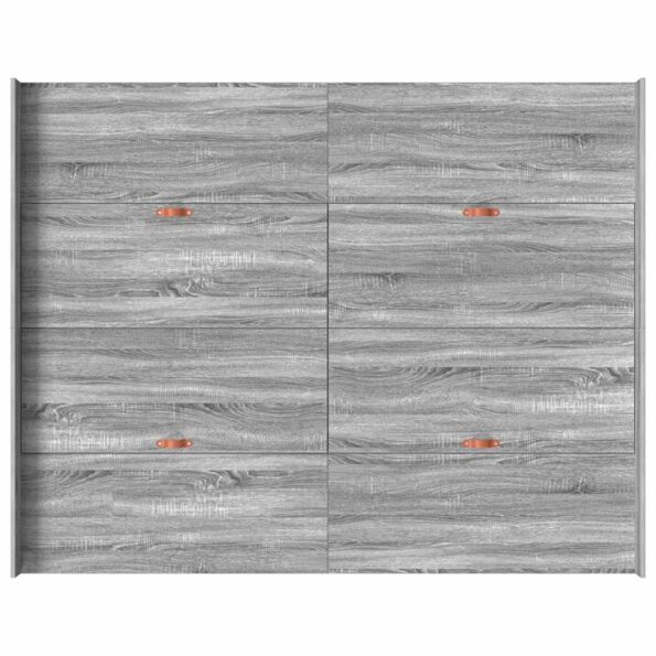 vidaXL Rám postele s úložným prostorem Sivý dub sonoma 140 x 200 cm – Obrázok 8