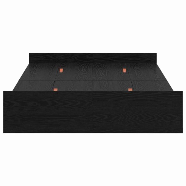 vidaXL Rám postele s úložným prostorem Čierny dub 120 x 200 cm – Obrázok 6