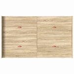 vidaXL Rám postele s úložným prostorem Sonoma dub 120 x 200 cm – Obrázok 8