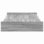 vidaXL Rám postele s úložným prostorem Sivý Sonoma 120 x 200 cm – Obrázok 6