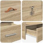 vidaXL Rám postele s úložným prostorem dub sonoma 120 x 190 cm MDF – Obrázok 9