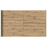 vidaXL Rám postele s úložným prostorem Remeselný dub 120 x 190 cm – Obrázok 8