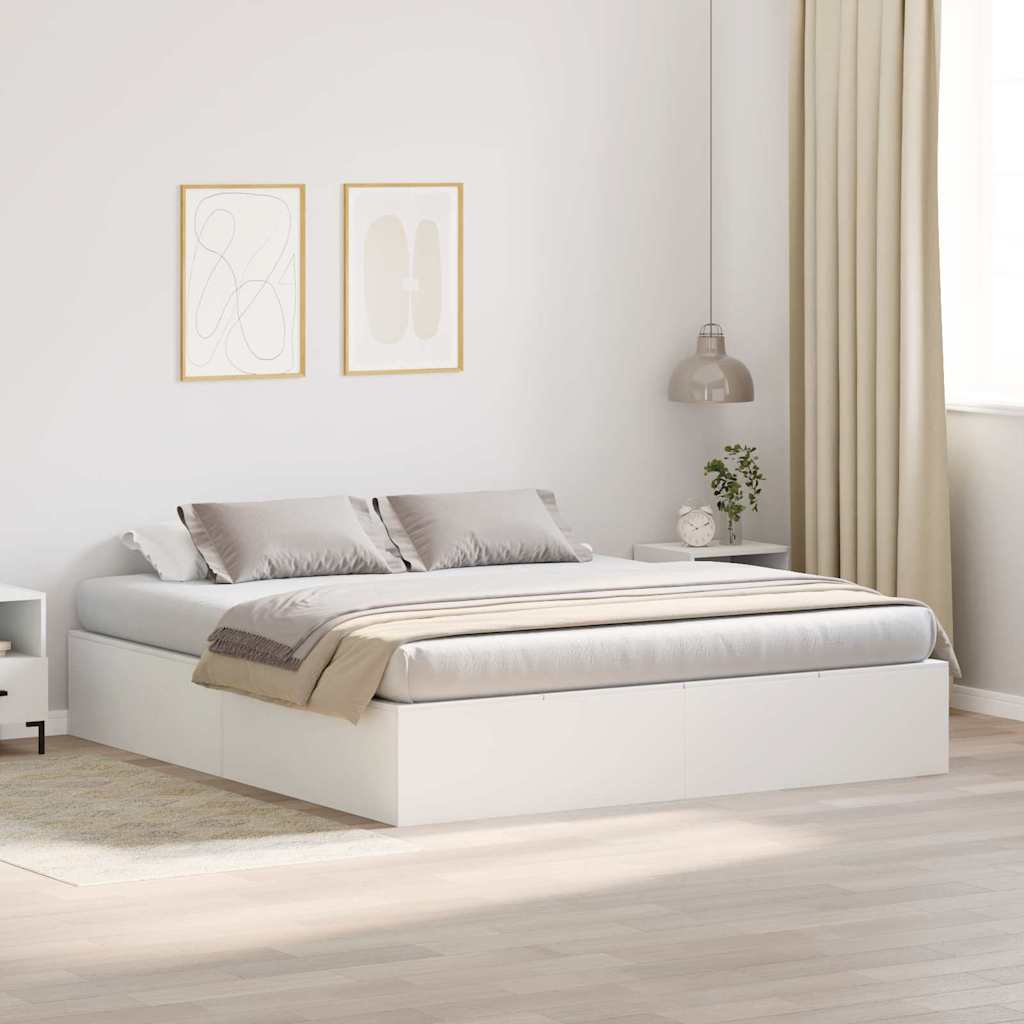 3335397_1.jpg vidaXL Rám postele s úložným prostorem s úložiskom Biela 180 x 200 cm – Obrázok 1