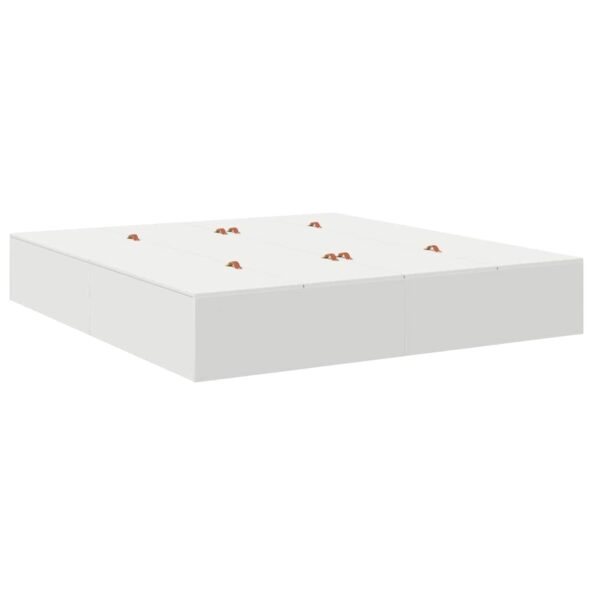 vidaXL Rám postele s úložným prostorem s úložiskom Biela 180 x 200 cm – Obrázok 5