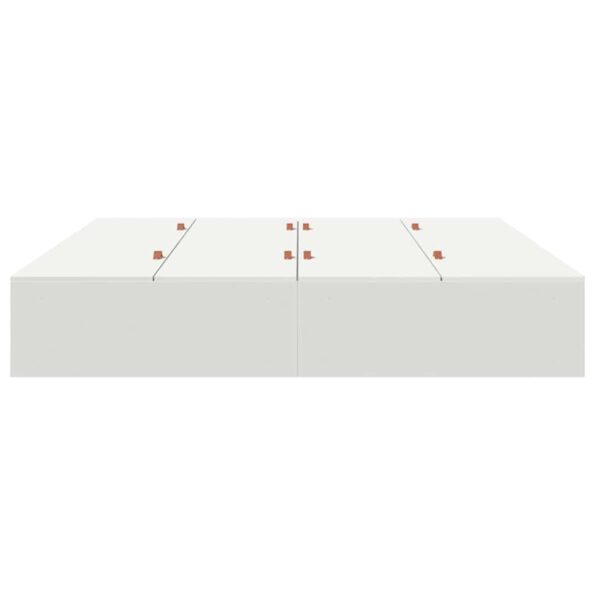 vidaXL Rám postele s úložným prostorem s úložiskom Biela 180 x 200 cm – Obrázok 6