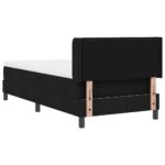 vidaXL Posteľ s pružinovým rámom Čierny 190 x 90 cm látka – Obrázok 9