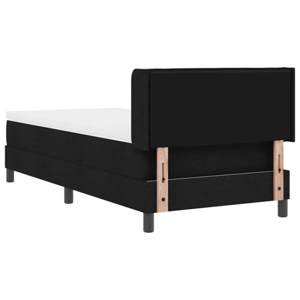 vidaXL Posteľ s pružinovým rámom Čierny 190 x 90 cm látka – Obrázok 9
