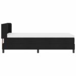 vidaXL Posteľ s pružinovým rámom Čierny 190 x 90 cm látka – Obrázok 8