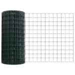 vidaXL Euro plot s 13 flanged stĺpmi 0.6x25 m pozinkovaná oceľ – Obrázok 6