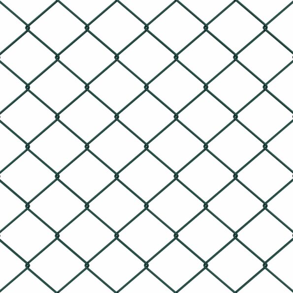 vidaXL Retiazkový plot so stĺpikmi Zelená 1.2 x 10 m – Obrázok 10