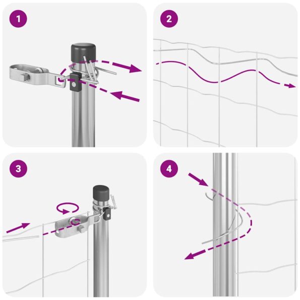 vidaXL Plot s pristrihávačmi Sivá – Obrázok 11