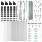 vidaXL Plot s pristrihávačmi Sivá – Obrázok 5