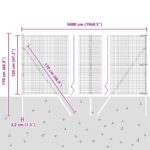 vidaXL Plot s pristrihávačmi Sivá 1.2 x 50 m – Obrázok 12