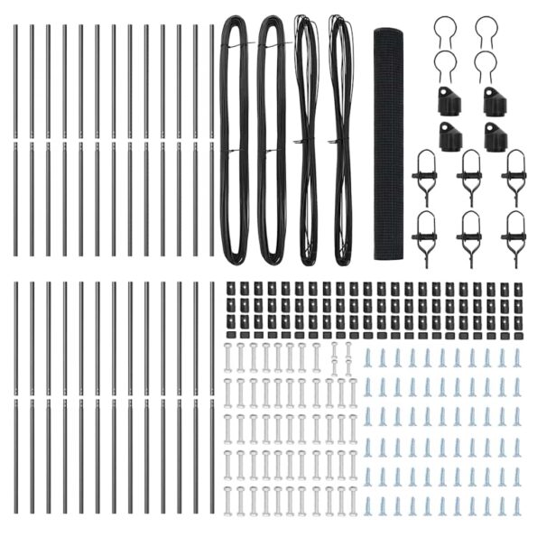 vidaXL Plot s pristrihávačmi Sivá 1.2 x 50 m – Obrázok 5