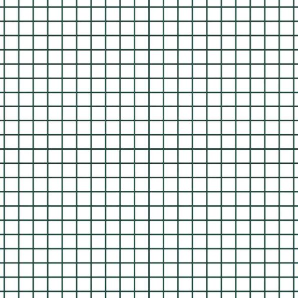 VidaXL zváraný drôtený plot s 13 stĺpmi s krúžkom Zelená 0.6x25 m Oceľ – Obrázok 9