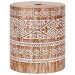 Slnečník s podstavcom Červená, hnedá. 250 cm Bavlna, drevo – Obrázok 5