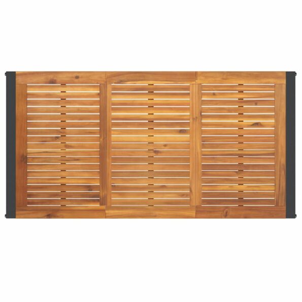 vidaXL Záhradný jedálenský set 7 pcs Bežová a hnedá polyratan – Obrázok 8