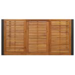 vidaXL Záhradný jedálenský set 7 pcs Čierna a Hnedá polyratan – Obrázok 8