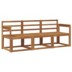 vidaXL Sada pohoviek 3 pcs Prírodná – Obrázok 2