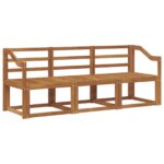 vidaXL Sada pohoviek 3 pcs Prírodná – Obrázok 2