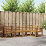 vidaXL Sada pohoviek 5 pcs Prírodná