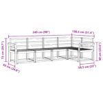 vidaXL Sada pohoviek 5 pcs Prírodná – Obrázok 6