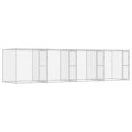 Klietka pre psa Strieborná 800 x 200 x 200 cm Pozinkovaná oceľ – Obrázok 2