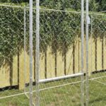 Klietka pre psa Strieborná 800 x 200 x 200 cm Pozinkovaná oceľ – Obrázok 3