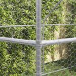 vidaXL Klietka pre sliepky Strieborná 400 x 200 x 198.5 cm – Obrázok 3