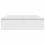 vidaXL Postel s úložným prostorem a matrací Biela 180 x 200 cm – Obrázok 8