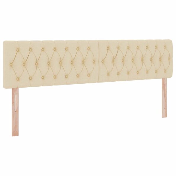 vidaXL Úložná posteľ s matracmi Krémová 180 x 200 cm Umelá koža – Obrázok 9