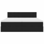 vidaXL Úložná posteľ s matracmi s čelnou doskou Čierna 90 x 200 cm – Obrázok 10