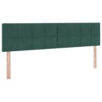 vidaXL Úložná posteľ s matracmi s úložiskom Tmavozelená 90 x 200 cm – Obrázok 9