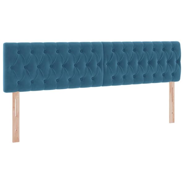 vidaXL Úložná posteľ s matracmi s úložiskom Tmavomodrá 100 x 200 cm – Obrázok 9
