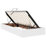 vidaXL Úložná posteľ s matracmi Čistá biela 90 x 200 cm Umelá koža – Obrázok 6