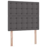 vidaXL Postel s úložným prostorem a LED svetlom s LED Sivá 90 x 200 cm – Obrázok 10